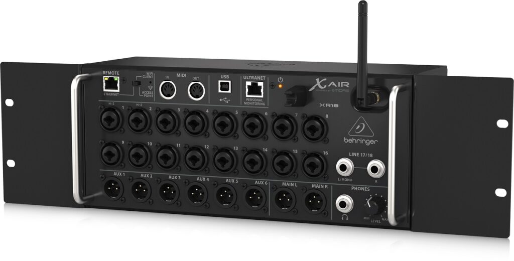 Преимущества использования микшера Behringer XR18 на живых выступлениях